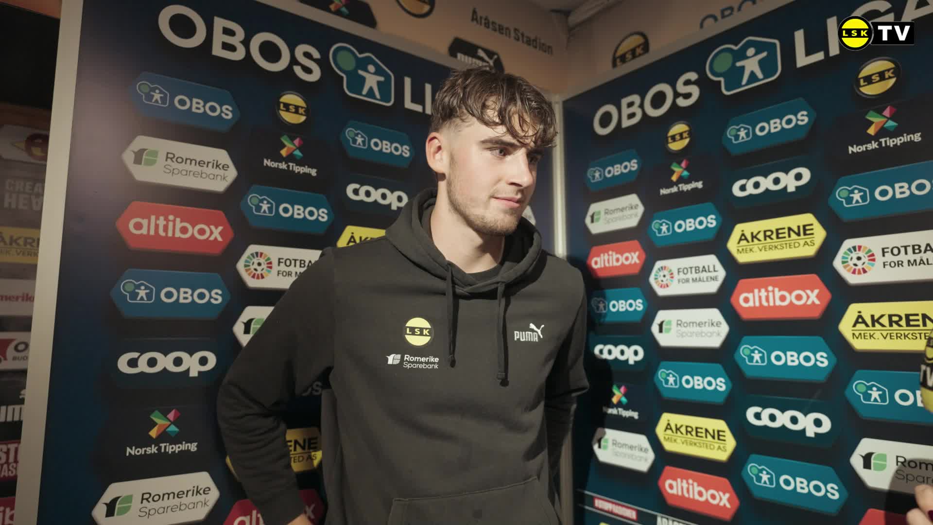 Intervju med Lukas Svenningsen etter LSK - Mjøndalen (1)