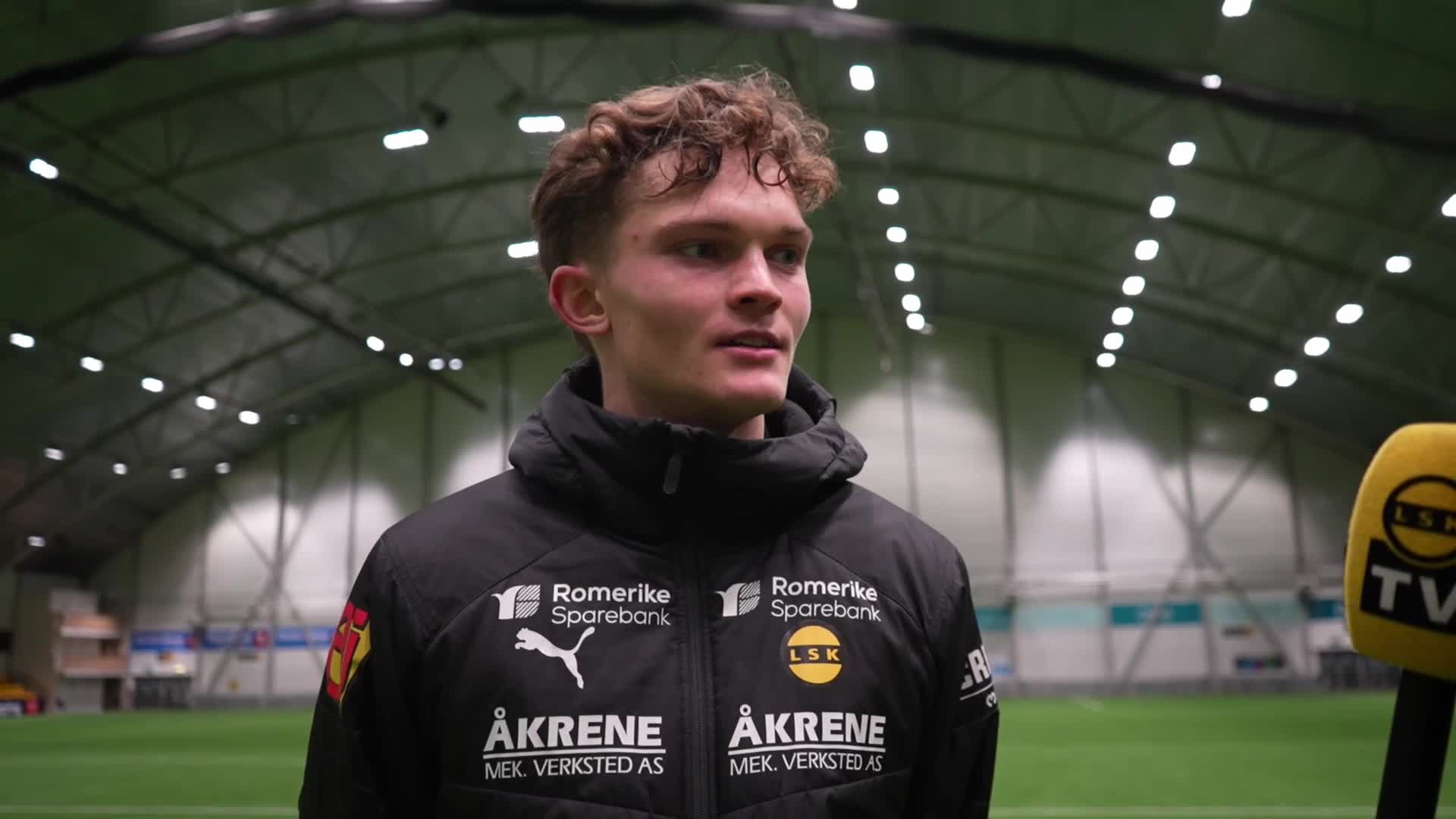 Gustav Nyheim første trening